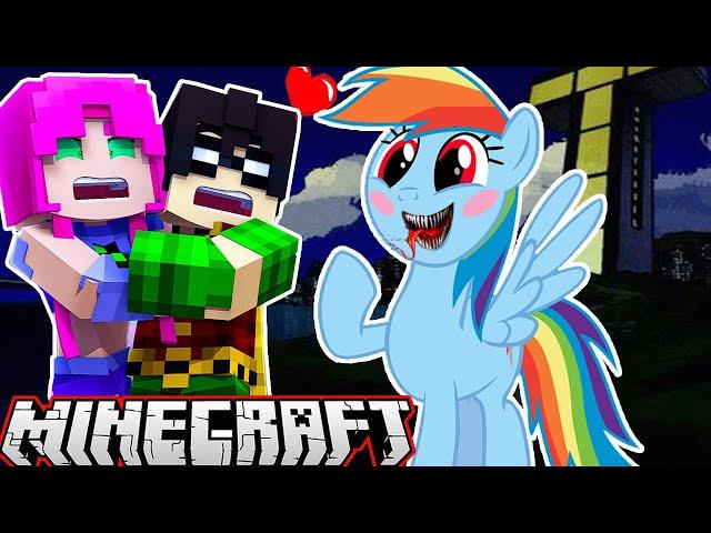 Teen Titans GO & EViL Rainbow Dash - Minecraft