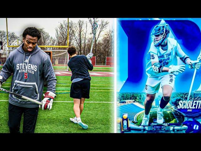 Duke Lacrosse Commit Takes Me Through His Shooting Workout!