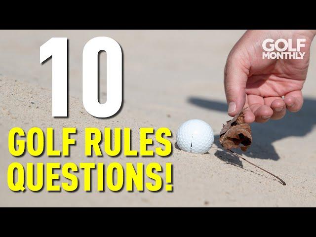 10 GOLF RULES QUESTIONS (EVERY GOLFER NEEDS TO KNOW!)