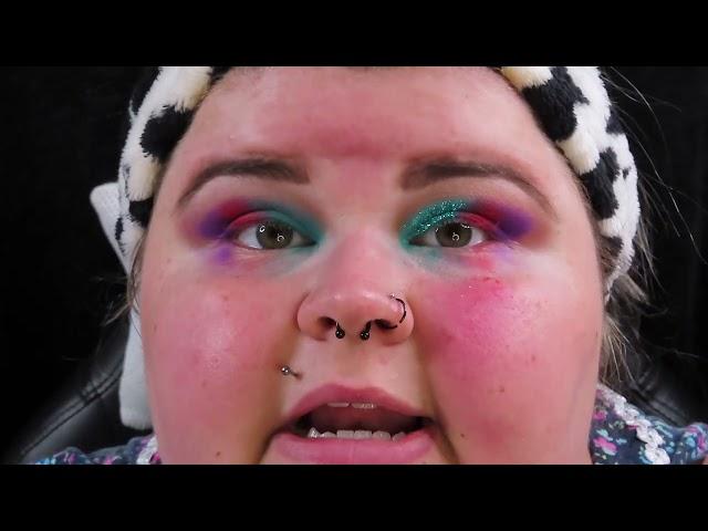 I LET ME SISTER CHOOSE 4 COLORS| EYESHADOW LOOK| BEAUTYBYKAITLYN