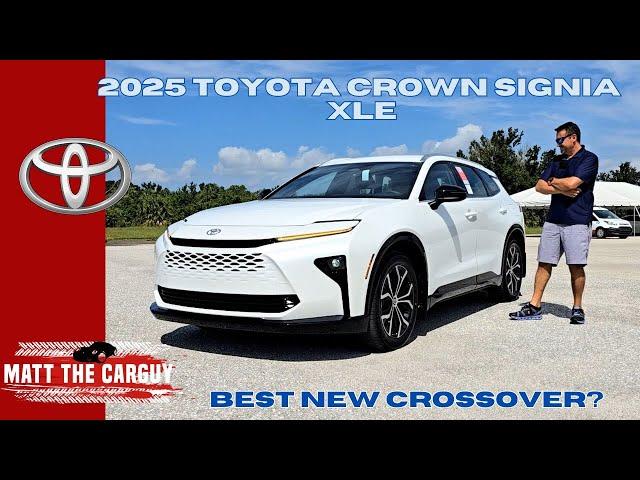 Is the ALL NEW 2025 Toyota Crown Signia XLE the best crossover on the market? Review and drive.