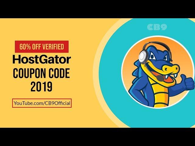 60% OFF Verified HostGator Coupon Code 2019 | CB9