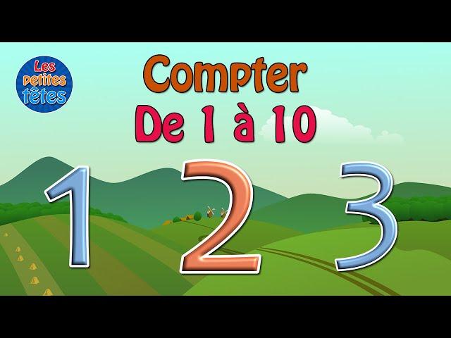 Apprendre à compter jusqu'à 10 en français - maternelle