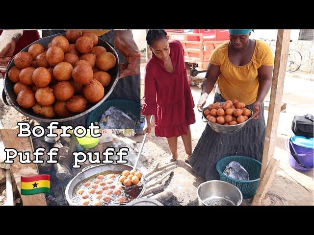 Authentic GHANA  party BOFROT |TOOGBEI | PUFF PUFF recipe || easy way, wet version