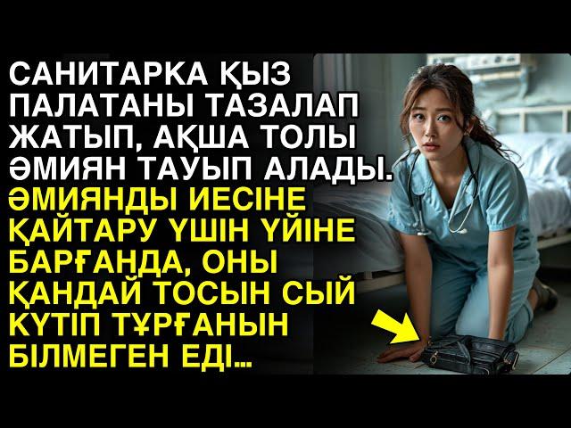 Ешкім естімеген әңгіме. САНИТАРКА ҚЫЗ ПАЛАТАНЫ ТАЗАЛАП ЖАТЫП, АҚША ТОЛЫ ӘМИЯН ТАУЫП АЛАДЫ...