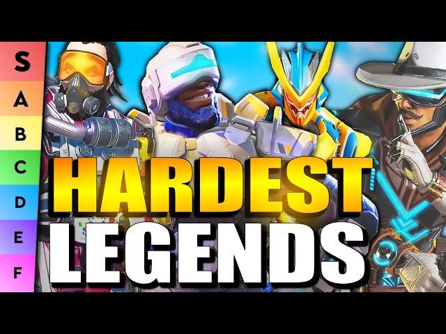 RANKING THE EASIEST To HARDEST Legends In Apex Legends! | Apex Legends Tier List