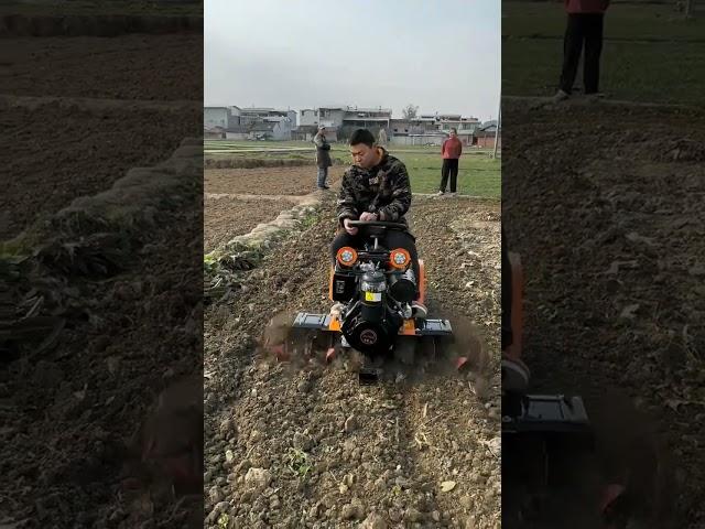 "Farmer's Helper" 4WD Micro Cultivator "Agricultural Machinery #foryou #viralshorts