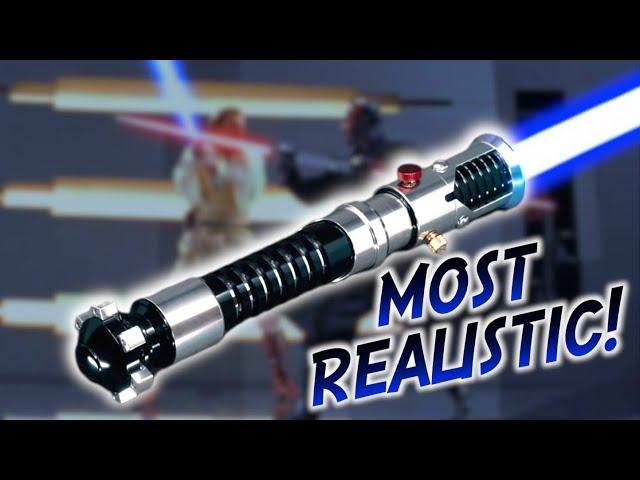 Most Realistic Obi-Wan Kenobi Padawan Neopixel Lightsaber! (CCSabers)