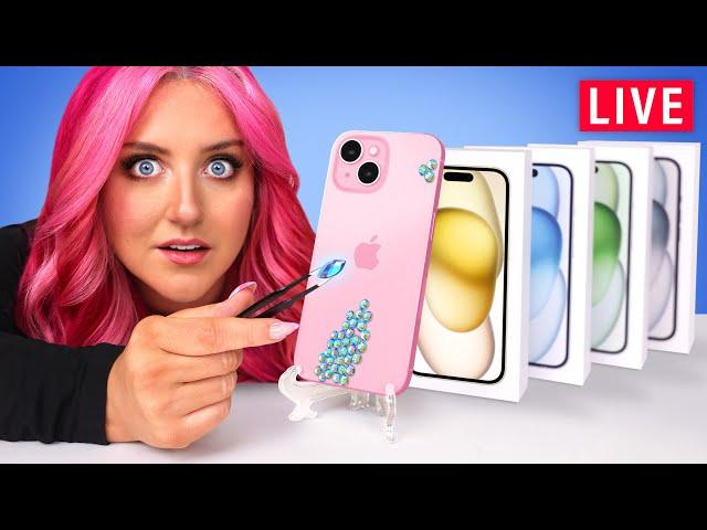 Customizing iPhones and Giving them Away!  LIVE EXPERIENCE 