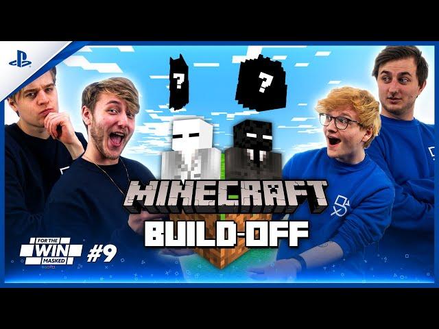 MINECRAFT BUILD OFF met THOMAS, MATTHY, JEREMY en EGBERT | FOR THE WIN: MASKED #9 | PlayStation