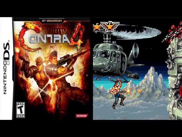 Contra 4 ... (Nintendo DS) Gameplay Peek | 4K