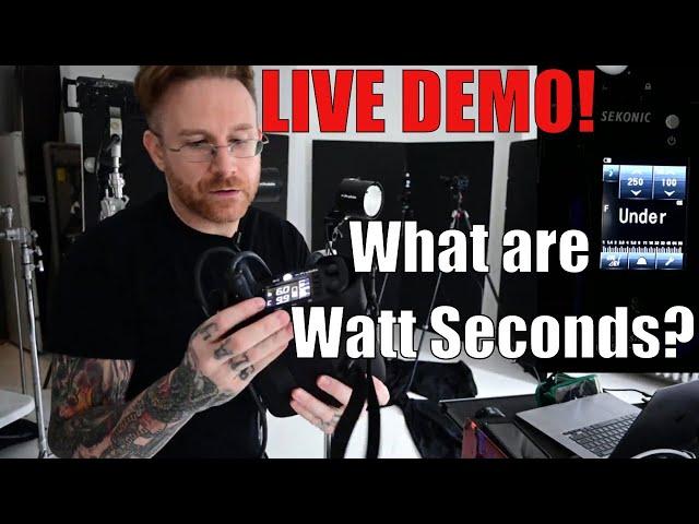 WATT SECONDS EXPLAINED! Power Of Your Flash Explained Live Demo | Q&A