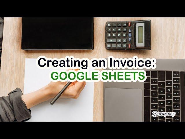 How to Create an Invoice in Google Sheets