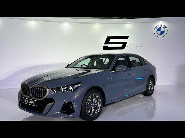 All New 2024 BMW 5-Series LWB first look things we liked on the exteriors of the German Beauty