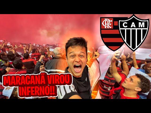 MARACANÃ VIROU INFERNO!! A FESTA MAIS ABSURDA QUE EU JÁ VI!! Flamengo 2 x 0 Atlético MG!