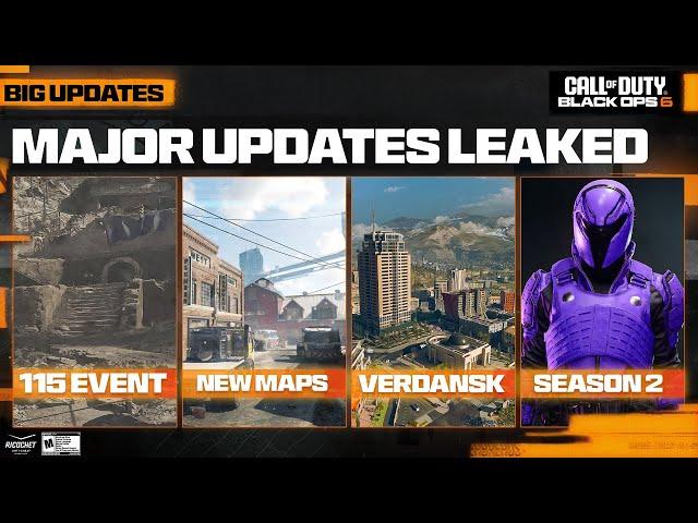 NEW MAJOR CONTENT UPDATES JUST LEAKED! (Season 2, 115 Event, Verdansk & MORE!)