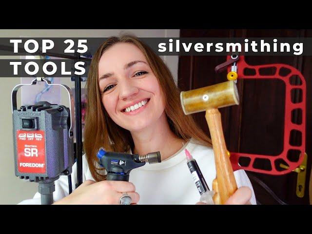 My TOP 25 tools for jewelry metalsmithing at home!