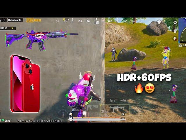 iPhone 13 HDR Gameplay in 2024 / iOS New Update Pubg Test / King of Livik!