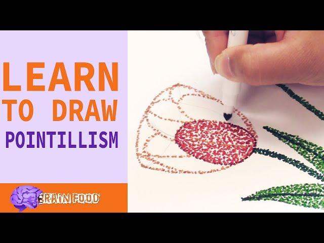 Learn to Draw in the Style of Pointillism