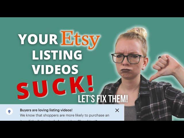 How (&Why) to Make GOOD Etsy Listing Videos! | Type Nine Studio