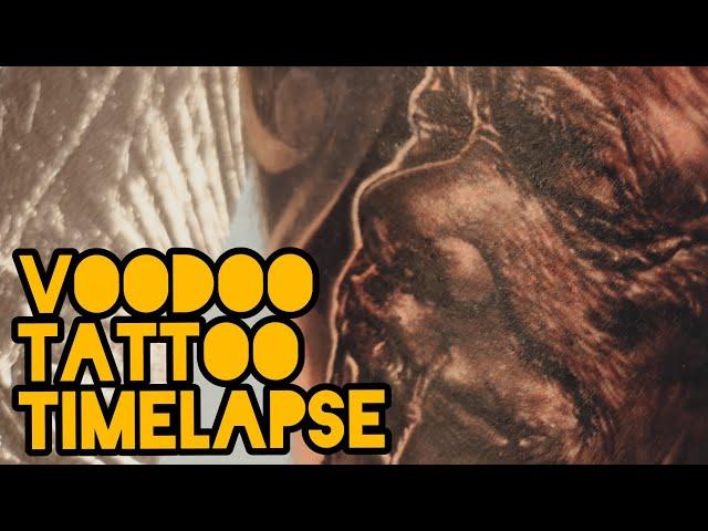 Voodoo Tattoo Time Lapse - P Hughes Tattoo