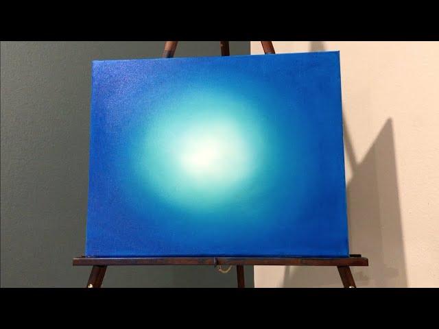 How to EASILY Blend Smooth Color Gradients with Acrylic Paints on Canvas