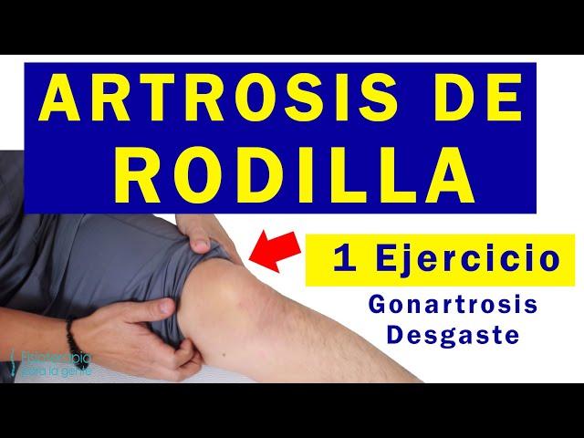 Artrosis de Rodilla, un ejercicio