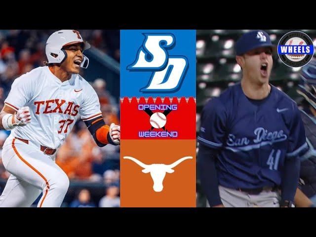 San Diego vs #16 Texas Highlights (CRAZY GAME!) | 2024 College Baseball Highlights