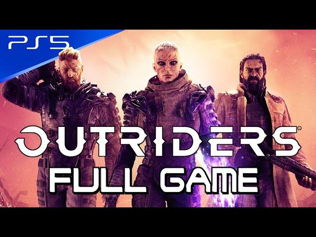 Outriders - PS5 60FPS Full Game Walkthrough Longplay