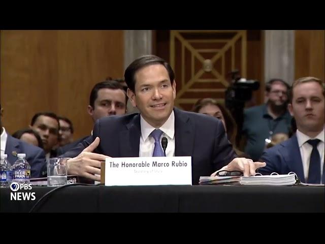 WATCH: Rubio pressed on Trump’s acceptance of $400 million plane from Qatar