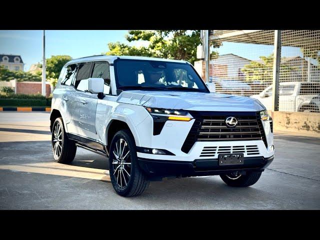 New 2025 LEXUS GX 550 LUXURY+ - Best 7-Seater SUV (White Pearl)