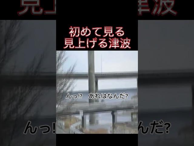 巨大な壁のように迫って来る津波　東日本大震災2011.3.11 #shorts #short