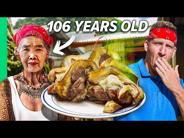 Eating Philippines Rotten Pork Delicacy with Apo Whang Od!!