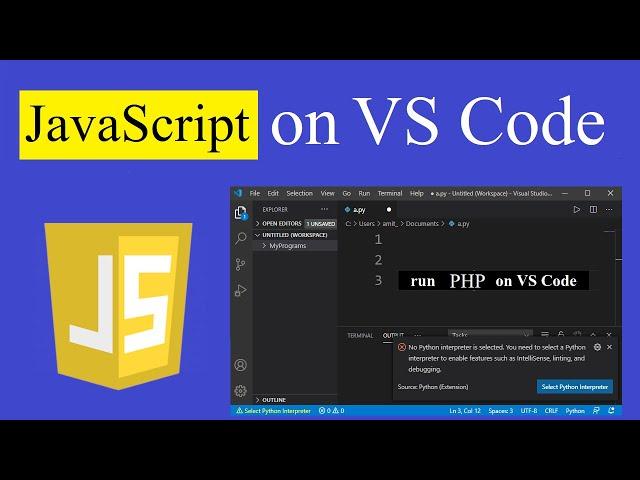 How to run JavaScript on Visual Studio Code