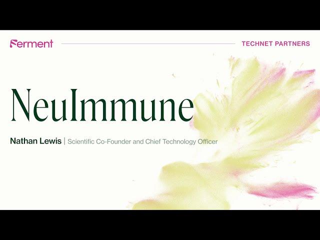 Neulmmune: Meet Nathan Lewis from our TechNet Partners