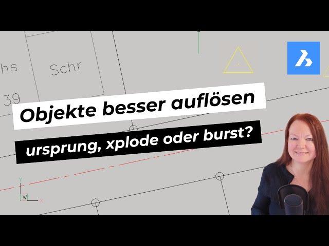 BricsCAD: Layer und Optik beim Auflösen von Mittellinien und beibehalten