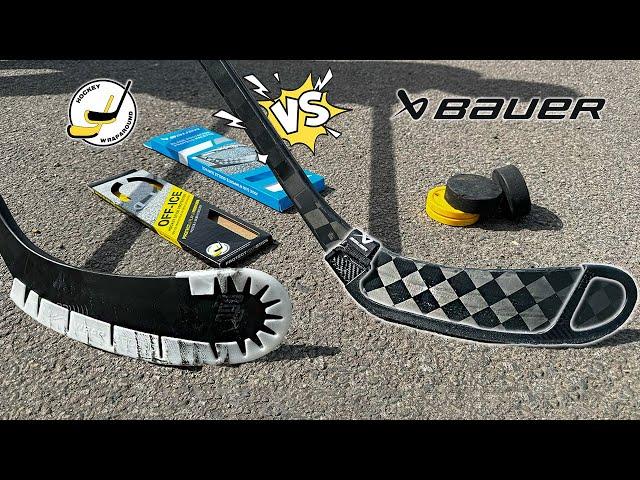 Bauer Blade Protector. Can it handle 100 HARD Slap Shots Against Hockey Wrap Around ?