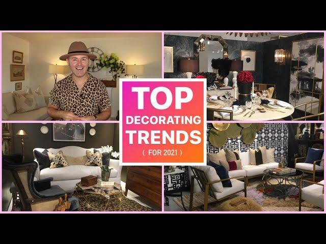 TOP HOME DECORATING TRENDS / Interior Design 2021