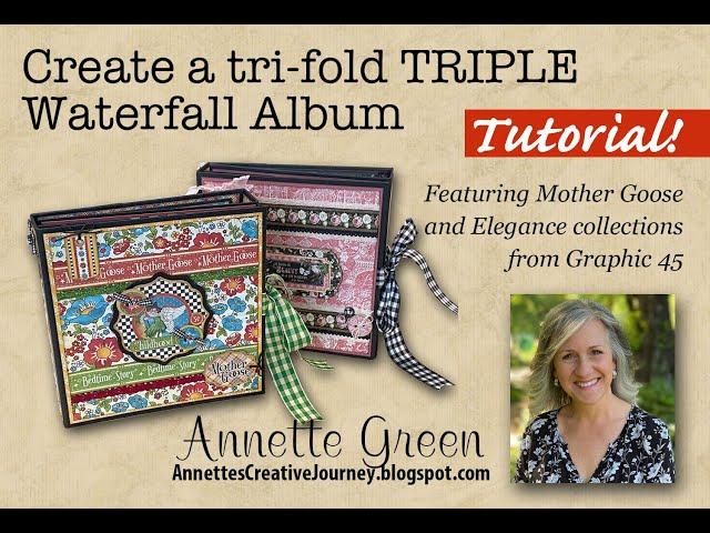 Create a Tri-Fold Triple Waterfall Album