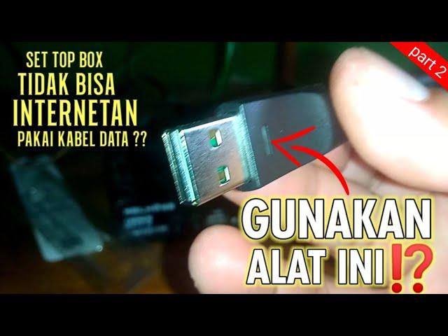 CARA PASANG DONGLE WIFI DI STB WELHOME  SOLUSI STB TIDAK BISA INTERNETAN PAKAI KABEL DATA