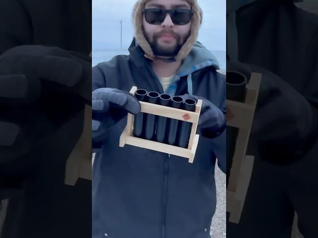 SEE THE WORLDS SMALLEST FIREWORK RACK #Fireworks #Shorts
