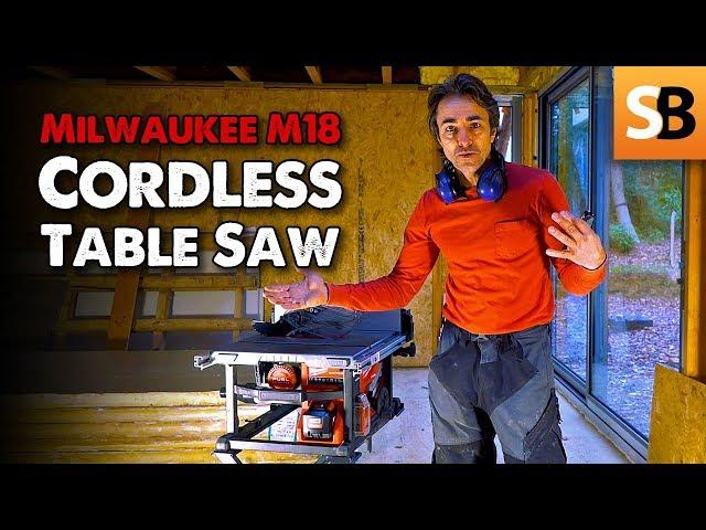 Milwaukee Cordless Table Saw - Robin's Site Test