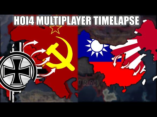 Never let AXIS Cook! - Hoi4 Multiplayer Timelapse