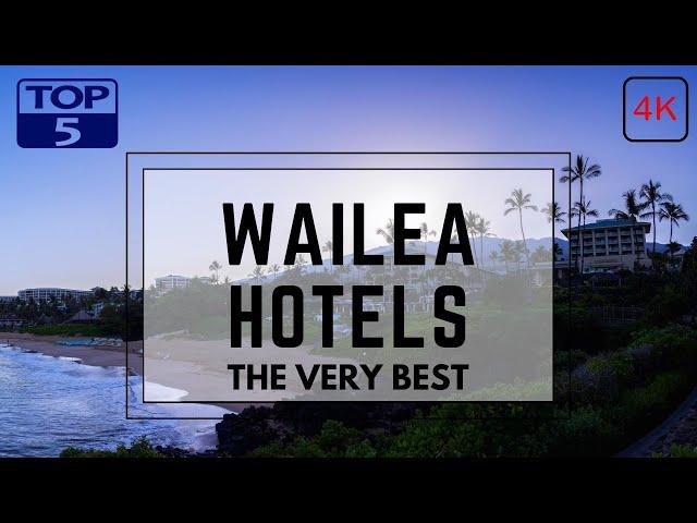 THE BEST WAILEA MAUI HOTELS | Top 5 Oceanfront Resorts in 4k