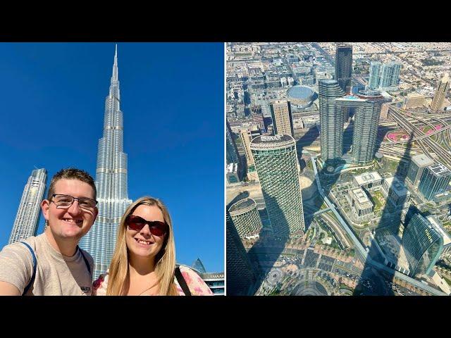 Sightseeing In Dubai! Burj Khalifa - The TALLEST Building In The World