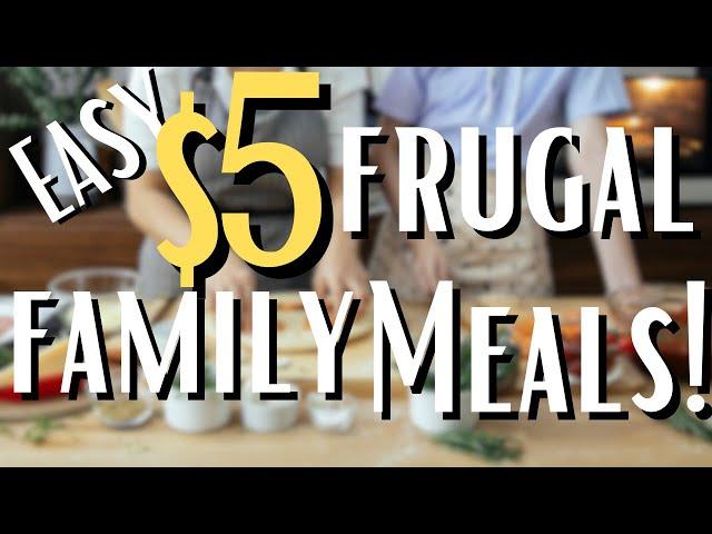 $5 HEALTHY Family Meals For Your Busy Weeknights! Best Extreme Budget Meals! #cooking #budgetmeals