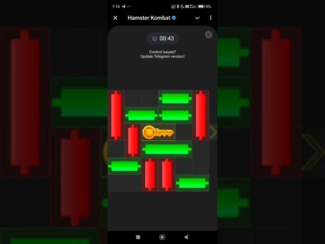 Hamster Kombat: Mini Game  today 25 August (Puzzle Solved)  Key 36   #hamsterkombatminigame