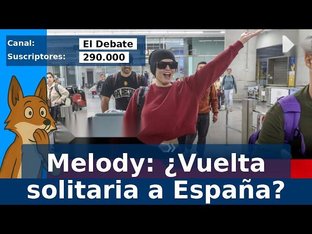Melody vuelve tras Eurovisión 2025: ¿Hará declaraciones?