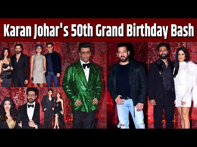 Inside Full Video of Karan Johar's 50th Grand Birthday Bash