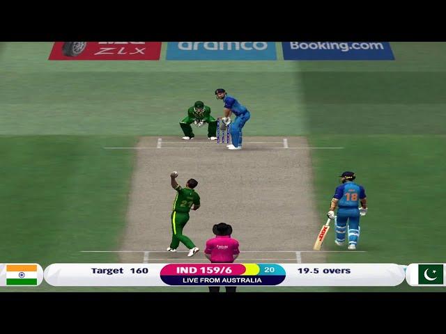 ICC T20 WC 2022 | IND vs PAK Last Over | M Nawaz | Virat Kohli | R Ashwin | EA Sports Cricket 07